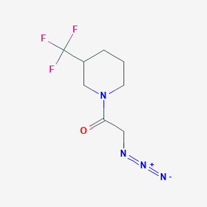 2-Azido-1-(3-(trifluoromethyl)piperidin-1-yl)ethan-1-one