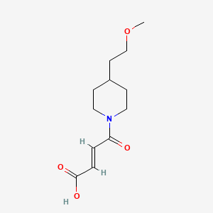 (E)-4-(4-(2-methoxyethyl)piperidin-1-yl)-4-oxobut-2-enoic acid