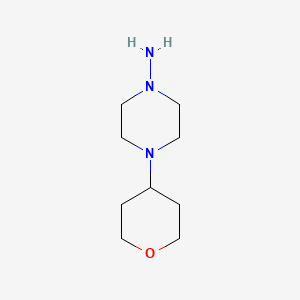 4-(tetrahydro-2H-pyran-4-yl)piperazin-1-amine