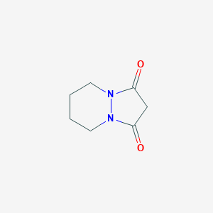 molecular formula C7H10N2O2 B149091 四氢-1H-吡唑并[1,2-a]哒嗪-1,3(2H)-二酮 CAS No. 69386-75-0