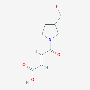 (E)-4-(3-(fluoromethyl)pyrrolidin-1-yl)-4-oxobut-2-enoic acid