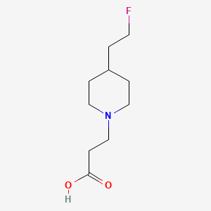 3-(4-(2-Fluoroethyl)piperidin-1-yl)propanoic acid