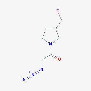 2-Azido-1-(3-(fluoromethyl)pyrrolidin-1-yl)ethan-1-one