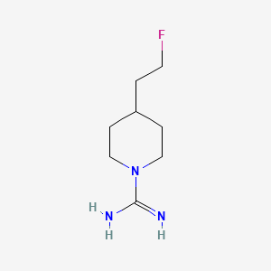 4-(2-Fluoroethyl)piperidine-1-carboximidamide