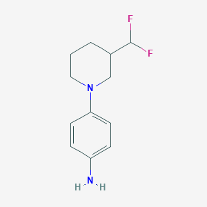 4-(3-(Difluoromethyl)piperidin-1-yl)aniline