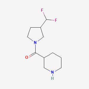 (3-(Difluoromethyl)pyrrolidin-1-yl)(piperidin-3-yl)methanone