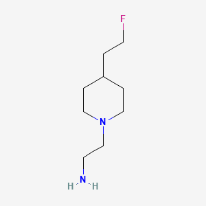 2-(4-(2-Fluoroethyl)piperidin-1-yl)ethan-1-amine