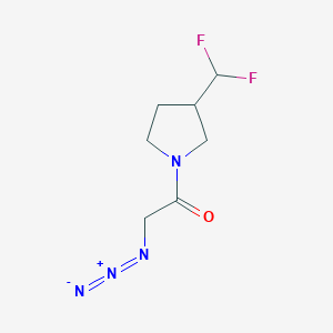 2-Azido-1-(3-(difluoromethyl)pyrrolidin-1-yl)ethan-1-one