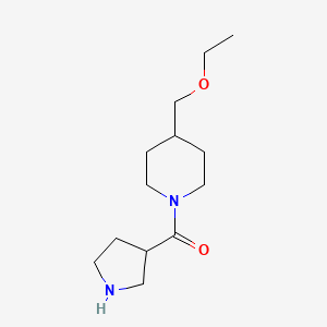 (4-(Ethoxymethyl)piperidin-1-yl)(pyrrolidin-3-yl)methanone