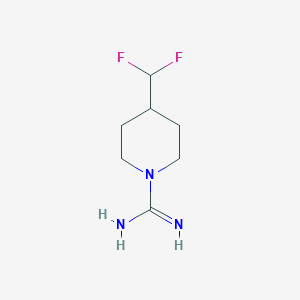 4-(Difluoromethyl)piperidine-1-carboximidamide