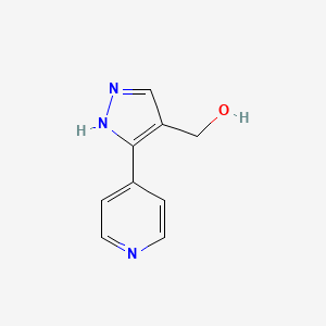(3-(pyridin-4-yl)-1H-pyrazol-4-yl)methanol