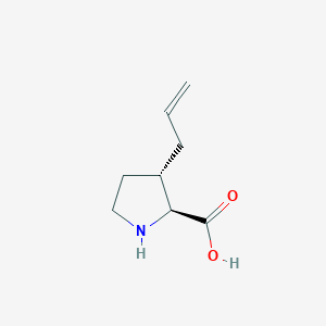 molecular formula C8H13NO2 B149107 3-Allylproline CAS No. 136880-96-1