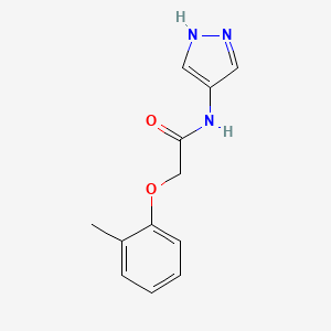 molecular formula C12H13N3O2 B14911246 n-(1h-Pyrazol-4-yl)-2-(o-tolyloxy)acetamide 