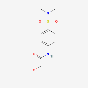 molecular formula C11H16N2O4S B14911309 n-(4-(n,n-Dimethylsulfamoyl)phenyl)-2-methoxyacetamide 