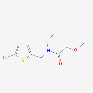 molecular formula C10H14BrNO2S B14911426 n-((5-Bromothiophen-2-yl)methyl)-N-ethyl-2-methoxyacetamide 