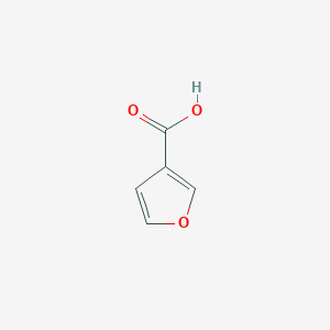 molecular formula C5H4O3 B149116 3-呋喃甲酸 CAS No. 488-93-7