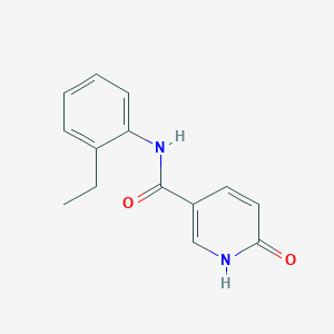 molecular formula C14H14N2O2 B14911619 N-(2-ethylphenyl)-6-oxo-1,6-dihydropyridine-3-carboxamide 