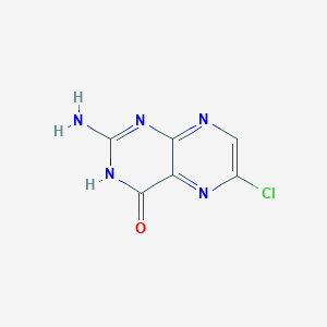 molecular formula C6H4ClN5O B14911623 2-Amino-6-chloropteridin-4(3H)-one 
