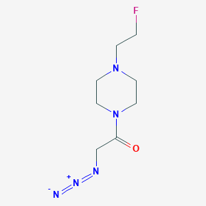 molecular formula C8H14FN5O B1491165 2-Azido-1-(4-(2-fluoroethyl)piperazin-1-yl)ethan-1-one CAS No. 2097992-84-0