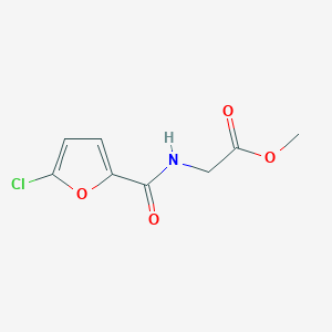 molecular formula C8H8ClNO4 B14911651 Methyl (5-chlorofuran-2-carbonyl)glycinate 
