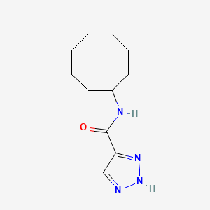 molecular formula C11H18N4O B14911744 N-cyclooctyl-1H-1,2,3-triazole-4-carboxamide 
