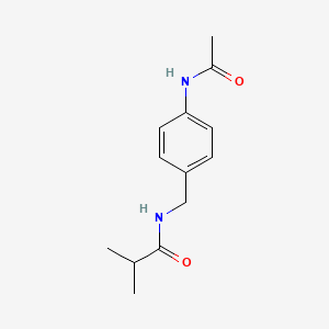 molecular formula C13H18N2O2 B14911848 n-(4-Acetamidobenzyl)isobutyramide 