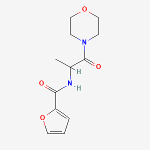 molecular formula C12H16N2O4 B14912640 n-(1-Morpholino-1-oxopropan-2-yl)furan-2-carboxamide 