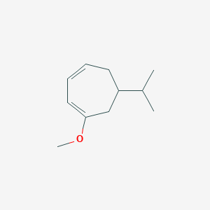 molecular formula C11H18O B149128 1-Methoxy-6-isopropyl-1,3-cycloheptadiene CAS No. 133826-10-5