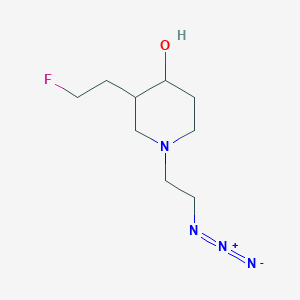 1-(2-Azidoethyl)-3-(2-fluoroethyl)piperidin-4-ol