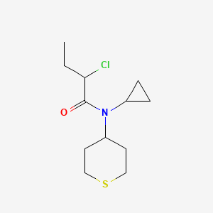 2-chloro-N-cyclopropyl-N-(tetrahydro-2H-thiopyran-4-yl)butanamide