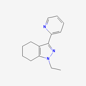 1-ethyl-3-(pyridin-2-yl)-4,5,6,7-tetrahydro-1H-indazole
