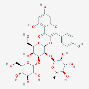 molecular formula C33H40O20 B149131 Kaempferol 3-glucosyl(1-3)rhamnosyl(1-6)galactoside CAS No. 134953-94-9