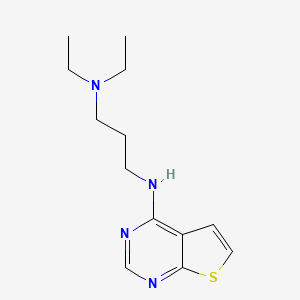 molecular formula C13H20N4S B14913504 n1,n1-Diethyl-n3-(thieno[2,3-d]pyrimidin-4-yl)propane-1,3-diamine 