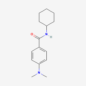 molecular formula C15H22N2O B14913555 N-cyclohexyl-4-(dimethylamino)benzamide 