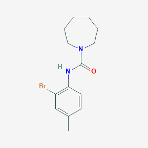 molecular formula C14H19BrN2O B14913777 N-(2-bromo-4-methylphenyl)azepane-1-carboxamide 