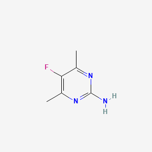 molecular formula C6H8FN3 B14913924 5-Fluoro-4,6-dimethylpyrimidin-2-amine 
