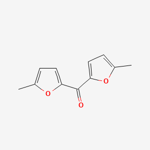 molecular formula C11H10O3 B1491445 Bis-(5-methyl-furan-2-yl)-methanone CAS No. 21432-51-9