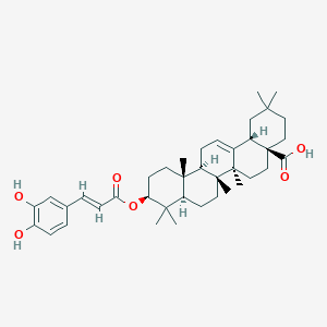 molecular formula C39H54O6 B149149 3-O-咖啡酰齐墩果酸 CAS No. 97534-10-6