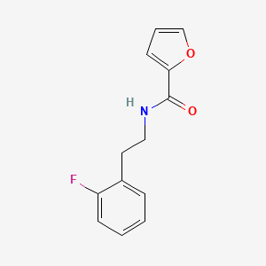 molecular formula C13H12FNO2 B14915797 n-(2-Fluorophenethyl)furan-2-carboxamide 