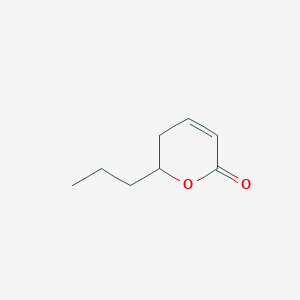 molecular formula C8H12O2 B149160 6-丙基-5,6-二氢-2H-吡喃-2-酮 CAS No. 16400-69-4