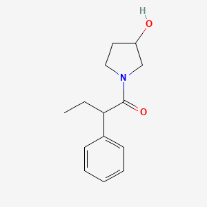 molecular formula C14H19NO2 B1491632 1-(3-Hydroxypyrrolidin-1-yl)-2-phenylbutan-1-one CAS No. 1411628-89-1