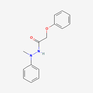 molecular formula C15H16N2O2 B14916629 N'-methyl-2-phenoxy-N'-phenylacetohydrazide 