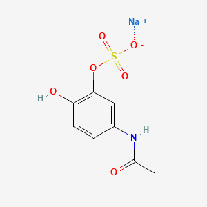 molecular formula C8H8NNaO6S B1491665 N-[4-Hydroxy-3-(sulfooxy)phenyl]acetamide Sodium Salt CAS No. 1798043-20-5