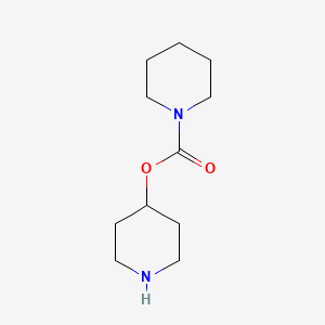 molecular formula C11H20N2O2 B1491708 Piperidin-4-yl piperidine-1-carboxylate CAS No. 1511222-55-1