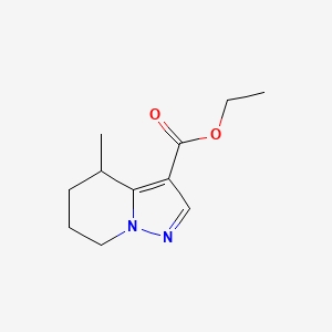 molecular formula C11H16N2O2 B14917317 Ethyl 4-methyl-4,5,6,7-tetrahydropyrazolo[1,5-a]pyridine-3-carboxylate 