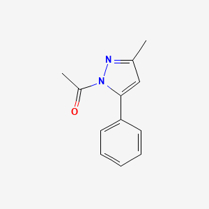molecular formula C12H12N2O B14917326 1-Acetyl-3-methyl-5-phenyl-1H-pyrazole 
