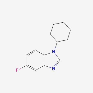 molecular formula C13H15FN2 B1491765 1-Cyclohexyl-5-fluorobenzimidazole CAS No. 1375068-87-3