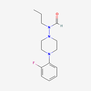 molecular formula C14H20FN3O B14917710 N-(4-(2-fluorophenyl)piperazin-1-yl)-N-propylformamide 