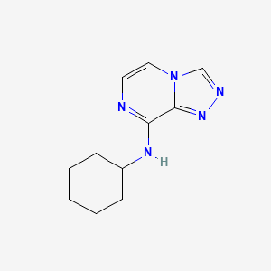 molecular formula C11H15N5 B14917730 N-cyclohexyl-[1,2,4]triazolo[4,3-a]pyrazin-8-amine CAS No. 1341663-06-6
