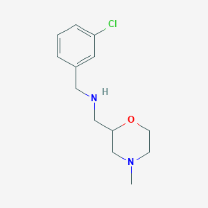 molecular formula C13H19ClN2O B14918043 n-(3-Chlorobenzyl)-1-(4-methylmorpholin-2-yl)methanamine 